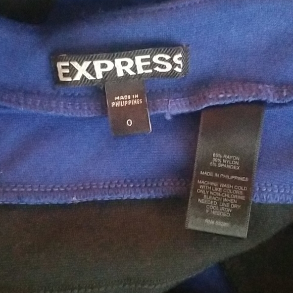 Express high waisted stripe skirt - Picture 3 of 3